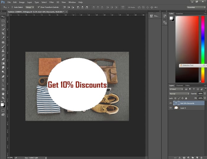 How to Center Text in Photoshop