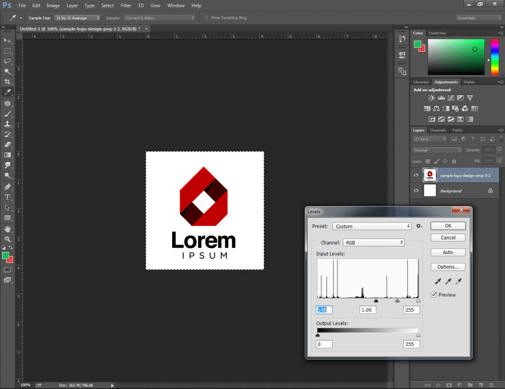 Convert Your Logo to a Brush