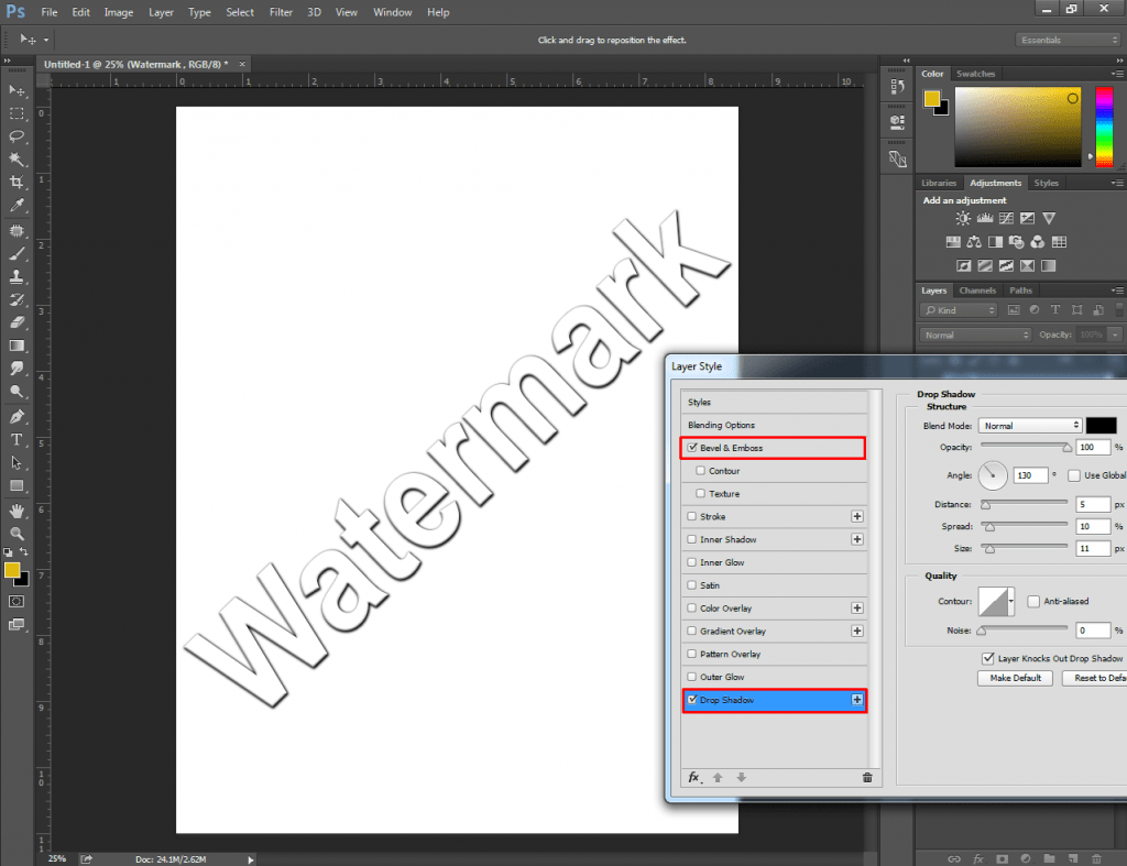 How to Turn a Logo into a Watermark