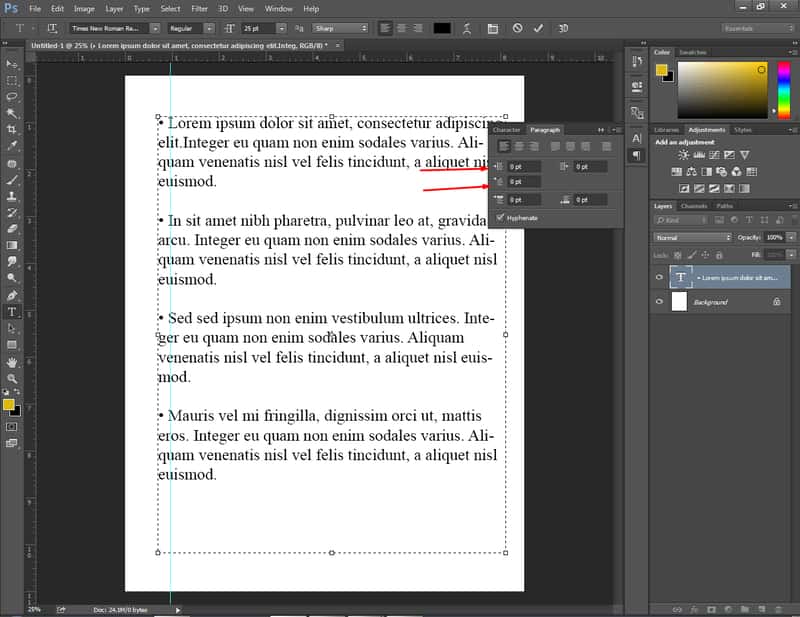 How to Do Bullet Points in Photoshop ? 7 Easy Steps 5