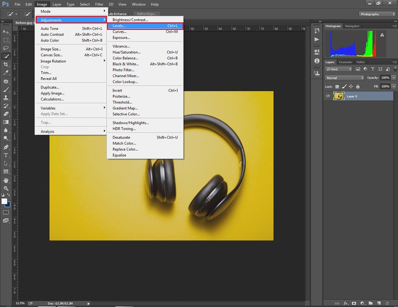 Color-Correction Photoshop