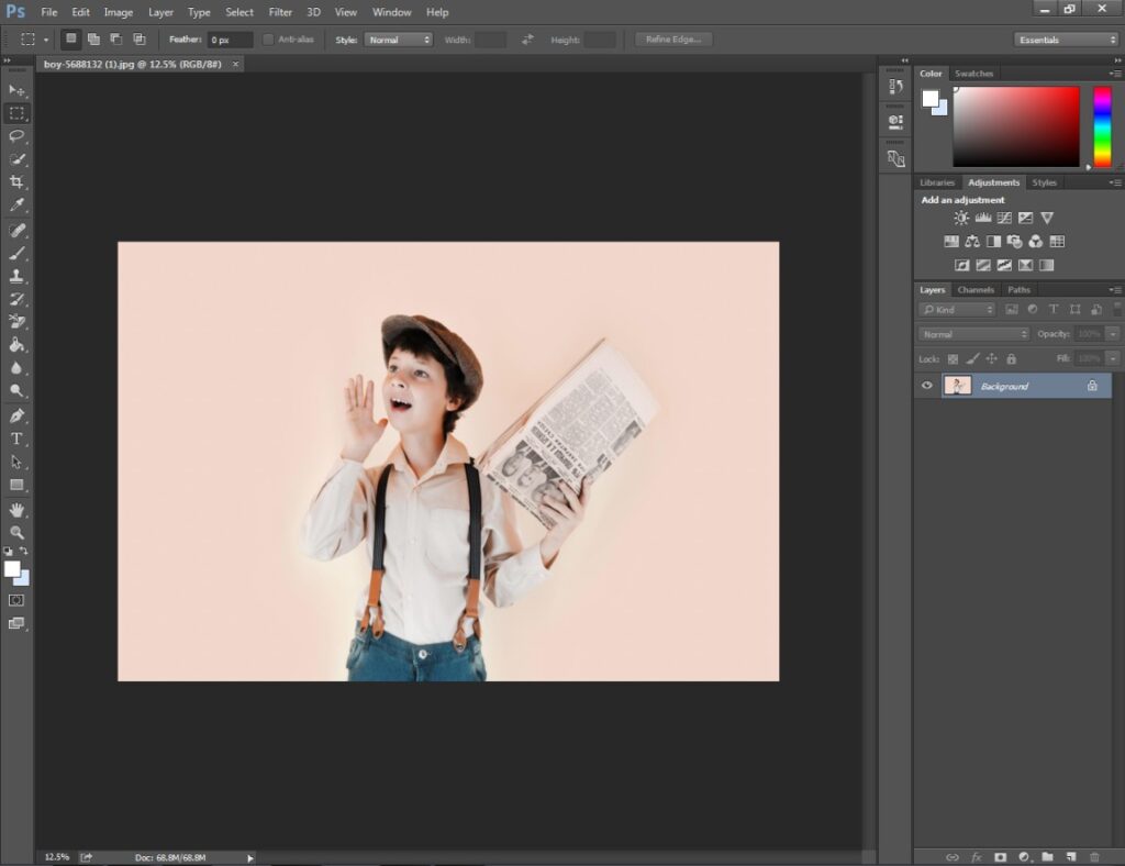 How To Fade An Image In Photoshop