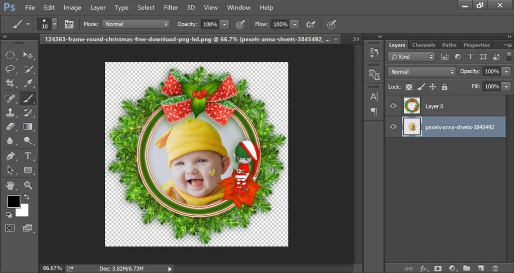 photo cutout ornaments photoshop