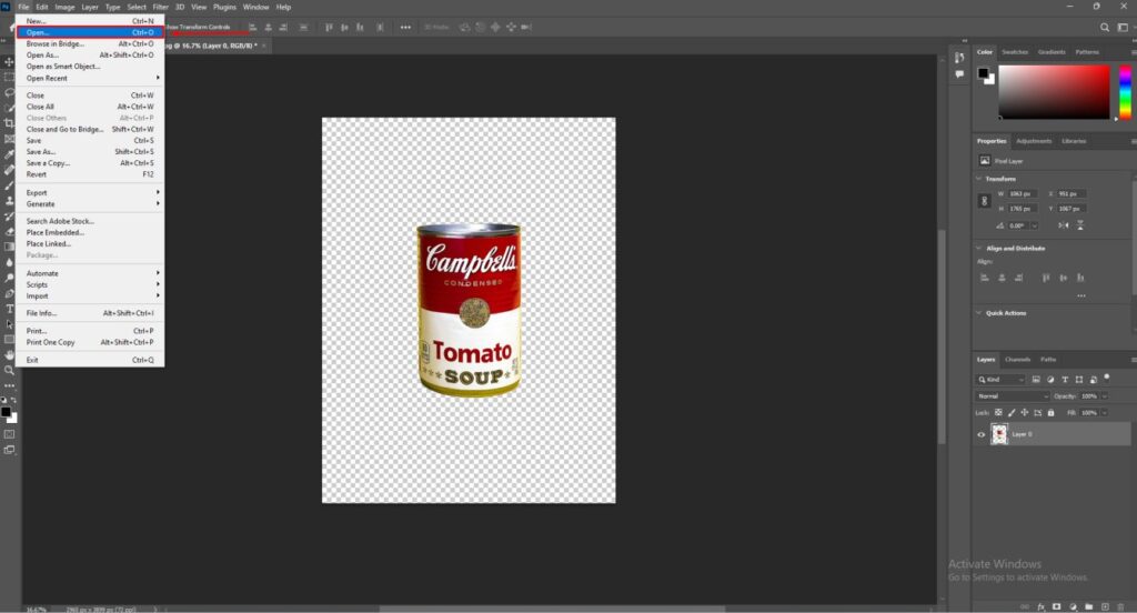 How to add background in Photoshop? Replace Any Background 7